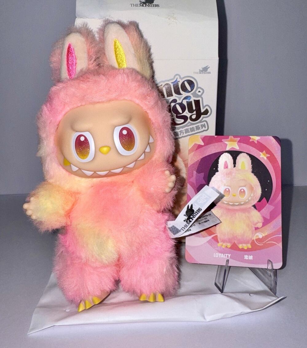 LOYALTY POP MART Labubu The Monsters Big Into Energy Series Plush Doll Authentic